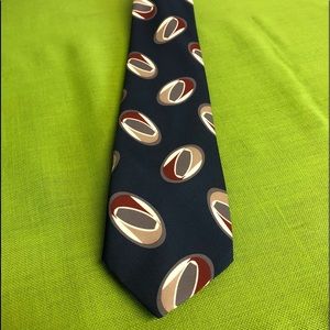 🔥SALE🍁Blue Tie with oval shapes